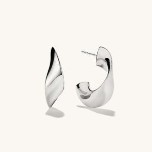 Mejuri Wave Hoop Earrings (NEW) (SOLD OUT ON SITE)
